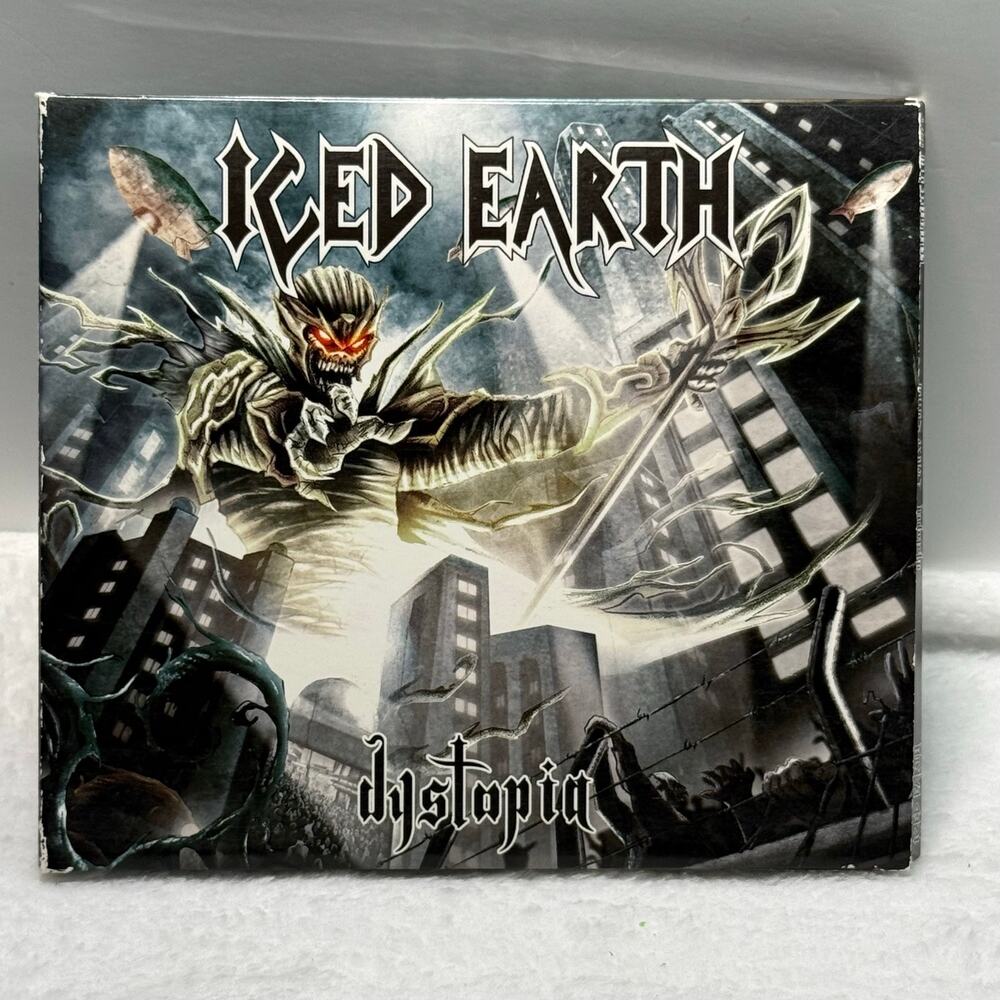Iced Earth Dystopia Deluxe Edition CD 2011 Century Media Digipak Metal Album